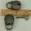 Mini Padlocks Vintage Bronze Style 3 PCS 7