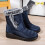 Women's Winter Snow Boots Blue Size 9 7