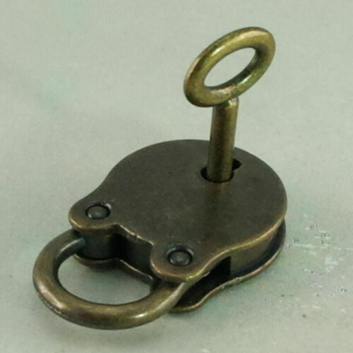 Mini Padlocks Vintage Bronze Style 3 PCS 2