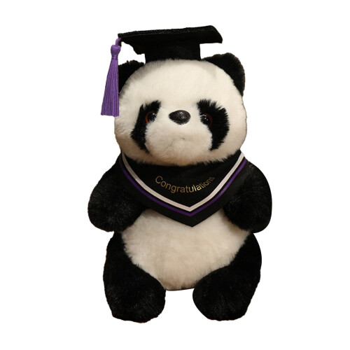 Graduation Plush Bear with Cap and Scarf 4.7 Inch 1