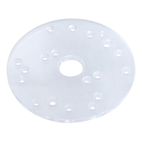 Universal Router Base Plate Template for Woodworking