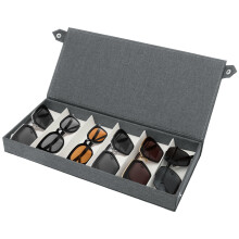 Sunglasses Storage Organizer Oxford Cloth 6-Slot Box