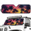 Foldable Hawaiian Palm Tree Sun Shade for Jeep Wrangler 2