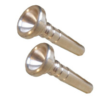 Brass Trumpet Mouthpiece for Bugle 2 Pieces