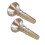 Brass Trumpet Mouthpiece for Bugle 2 Pieces 1
