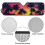 Foldable Hawaiian Palm Tree Sun Shade for Jeep Wrangler 6