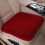 Driver Seat Cushion Winter Plush Warm Thickened 17.7x17.7 1