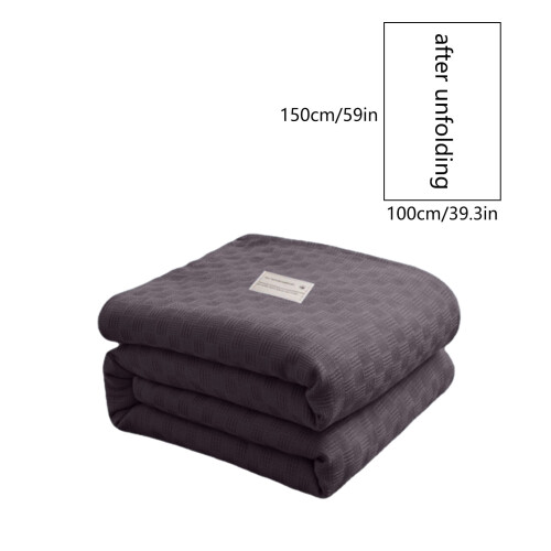 Cotton Thermal Twin Blanket Soft Lightweight Warmth 2