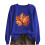 Women's Crewneck Sweatshirt Fall Leaf Graphic Long Sleeve 1