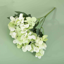 Bouquet de fleurs artificielles en soie d'orchidées sauteuses vertes