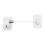 Refrigerator Lock with Silicone Wire Protection 2 pcs 2