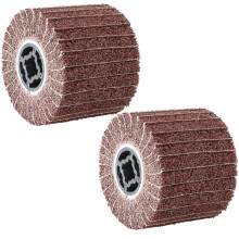2-inch Drum Sander with Stainless Steel Nylon Brush Wheels,