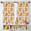 Pumpkin Pattern Tier Curtains 2 Pieces 42x54 in 5