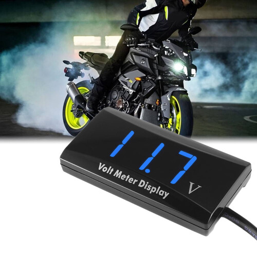 Digital Voltmeter 12V LED Panel Meter for Car Motorcycle 1
