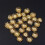 Hollow Flower End Bead Caps Gold 16mm 100 pcs 2