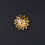 Hollow Flower End Bead Caps Gold 16mm 100 pcs 4