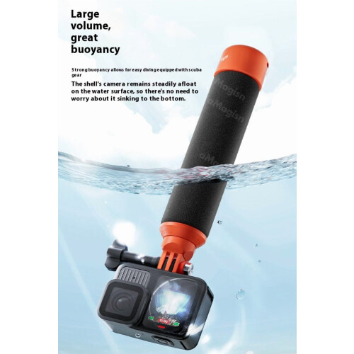 Floating Action Camera Handle Grip Waterproof Anti-Slip for 2