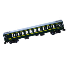 Model Railway Passenger Car Locomotive Green 1:87