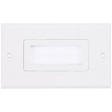 Brush Wall Plate Cord Hider Pass Through Outlet Cover