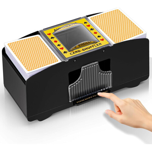 Automatic Card Shuffler Battery Powered for 1-6 Decks