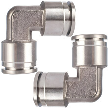 Stainless Steel 90 Elbow Air Fitting 2 pcs