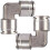Stainless Steel 90 Elbow Air Fitting 2 pcs 1