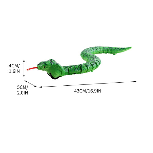 RC Snake Toy Realistic Rattlesnake 1pc 2
