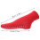 Women's Red Polyester Socks 3 Pairs 2