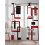 Sheer Curtains Abstract Black Red Geometric 52x96 Inch 2 2