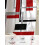 Sheer Curtains Abstract Black Red Geometric 52x96 Inch 2 6