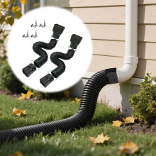 Adjustable Downspout Extension Corrugated Flexible Drain