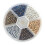 Fly Hook Head Beads Mixed Colors 1 Box 1
