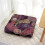 Boho Meditation Mat Paisley Pattern 22 x 22 Inch 5