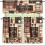Coffee Valance Curtains Brown Logo Pattern Rod Pocket 1