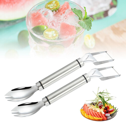 Stainless Steel Fruit Cutter Dual Head 1 pc 1