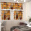 Maple Leaf Kitchen Valance Set 3 Pieces Farmhouse Vintage 2