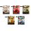 Chinese Style Ceramic Kung Fu Tea Set with 1 Teapot and 6 3