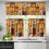 Maple Leaf Kitchen Valance Set 3 Pieces Farmhouse Vintage 3