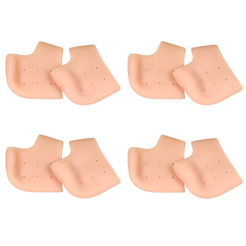 Silicone Heel Sleeves for Dry Cracked Heels