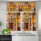 Maple Leaf Kitchen Valance Set 3 Pieces Farmhouse Vintage 5