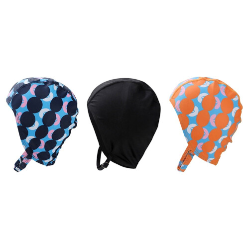 Women's Nylon Swim Cap with Adjustable Chin Strap 1