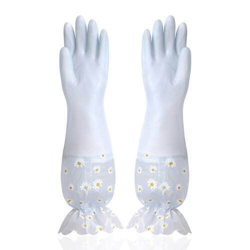 Dishwashing Gloves Waterproof Long Kitchen Cleaning Gloves 1
