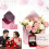Presentask med blommigt kuvert, 30x20x7,5 cm 5
