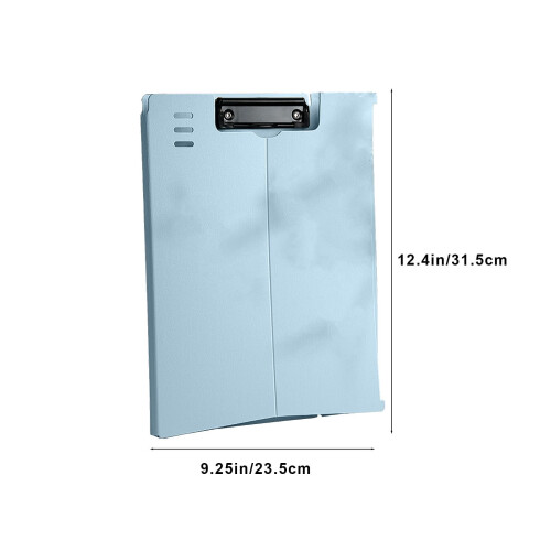 Folding Standing Clipboard with Low Clip 13.4x9.4 Inches 2
