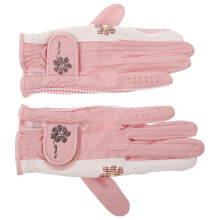 Women's Golf Gloves Pink Breathable Anti-slip 1 Pair
