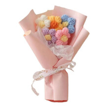 Korean Style Flower Bouquet Knitting Kit 1 Piece