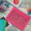 3-Ring Binder Pouch Transparent Zipper Large Capacity 4