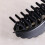 Hair Clips Black Plastic Claw Shape Non-Slip 2-Pack 3