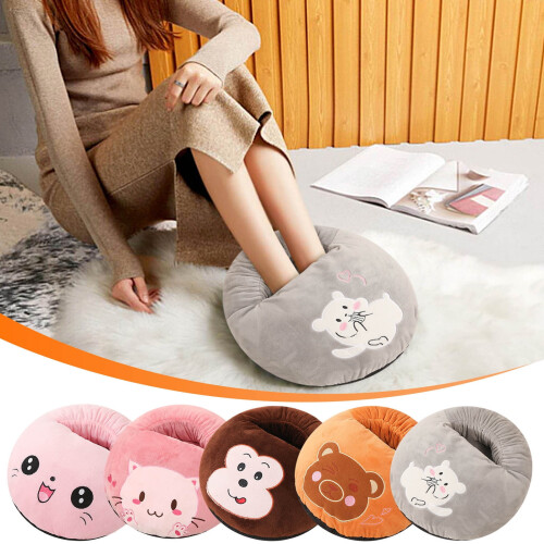 USB Heated Slippers Portable Foot Warmer with Removable 2