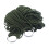Portable Outdoor Hammock Nylon Mesh with Hooks Dark Green 1